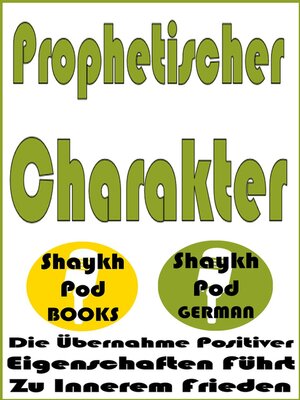 cover image of Prophetischer Charakter